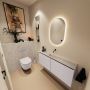 Mondiaz Toiletmeubel Ture Dlux | 120 cm | Meubelkleur Cale | Eden wastafel Opalo Midden | Zonder kraangat - Thumbnail 2