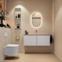 Mondiaz Toiletmeubel Ture Dlux | 120 cm | Meubelkleur Cale | Eden wastafel Opalo Midden | Zonder kraangat - Thumbnail 4