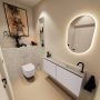 Mondiaz Toiletmeubel Ture Dlux | 120 cm | Meubelkleur Cale | Eden wastafel Opalo Rechts | 1 kraangat - Thumbnail 2