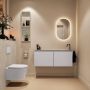 Mondiaz Toiletmeubel Ture Dlux | 120 cm | Meubelkleur Cale | Eden wastafel Opalo Rechts | 1 kraangat - Thumbnail 4