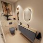 Mondiaz Toiletmeubel Ture Dlux | 120 cm | Meubelkleur Dark Grey | Eden wastafel Frappe Midden | 1 kraangat - Thumbnail 2
