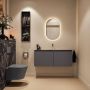 Mondiaz Toiletmeubel Ture Dlux | 120 cm | Meubelkleur Dark Grey | Eden wastafel Lava Midden | Zonder kraangat - Thumbnail 4