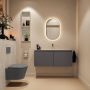 Mondiaz Toiletmeubel Ture Dlux | 120 cm | Meubelkleur Dark Grey | Eden wastafel Opalo Midden | Zonder kraangat - Thumbnail 4