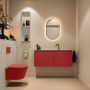 Mondiaz Toiletmeubel Ture Dlux | 120 cm | Meubelkleur Fire | Eden wastafel Opalo Midden | 1 kraangat - Thumbnail 4