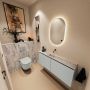 Mondiaz Toiletmeubel Ture Dlux | 120 cm | Meubelkleur Greey | Eden wastafel Glace Midden | Zonder kraangat - Thumbnail 2