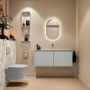 Mondiaz Toiletmeubel Ture Dlux | 120 cm | Meubelkleur Greey | Eden wastafel Glace Midden | Zonder kraangat - Thumbnail 4