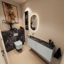 Mondiaz Toiletmeubel Ture Dlux | 120 cm | Meubelkleur Greey | Eden wastafel Lava Links | Zonder kraangat - Thumbnail 2