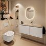 Mondiaz Toiletmeubel Ture Dlux | 120 cm | Meubelkleur Linen | Eden wastafel Frappe Midden | 1 kraangat - Thumbnail 3