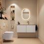 Mondiaz Toiletmeubel Ture Dlux | 120 cm | Meubelkleur Linen | Eden wastafel Frappe Midden | 1 kraangat - Thumbnail 4
