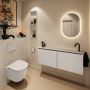 Mondiaz Toiletmeubel Ture Dlux | 120 cm | Meubelkleur Linen | Eden wastafel Opalo Rechts | 1 kraangat - Thumbnail 3