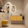 Mondiaz Toiletmeubel Ture Dlux | 120 cm | Meubelkleur Ocher | Eden wastafel Frappe Links | 1 kraangat - Thumbnail 4