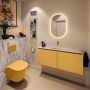 Mondiaz Toiletmeubel Ture Dlux | 120 cm | Meubelkleur Ocher | Eden wastafel Glace Midden | Zonder kraangat - Thumbnail 3