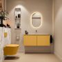 Mondiaz Toiletmeubel Ture Dlux | 120 cm | Meubelkleur Ocher | Eden wastafel Glace Midden | Zonder kraangat - Thumbnail 4