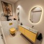 Mondiaz Toiletmeubel Ture Dlux | 120 cm | Meubelkleur Ocher | Eden wastafel Ostra Rechts | Zonder kraangat - Thumbnail 2