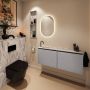 Mondiaz Toiletmeubel Ture Dlux | 120 cm | Meubelkleur Plata | Eden wastafel Glace Links | 1 kraangat - Thumbnail 3