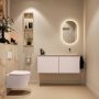 Mondiaz Toiletmeubel Ture Dlux | 120 cm | Meubelkleur Rosee | Eden wastafel Frappe Rechts | Zonder kraangat - Thumbnail 4