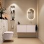 Mondiaz Toiletmeubel Ture Dlux | 120 cm | Meubelkleur Rosee | Eden wastafel Glace Rechts | Zonder kraangat - Thumbnail 4