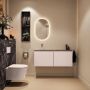 Mondiaz Toiletmeubel Ture Dlux | 120 cm | Meubelkleur Rosee | Eden wastafel Lava Links | Zonder kraangat - Thumbnail 4