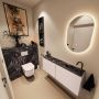 Mondiaz Toiletmeubel Ture Dlux | 120 cm | Meubelkleur Rosee | Eden wastafel Lava Rechts | 1 kraangat - Thumbnail 2