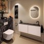 Mondiaz Toiletmeubel Ture Dlux | 120 cm | Meubelkleur Rosee | Eden wastafel Lava Rechts | 1 kraangat - Thumbnail 3