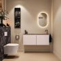 Mondiaz Toiletmeubel Ture Dlux | 120 cm | Meubelkleur Rosee | Eden wastafel Lava Rechts | 1 kraangat - Thumbnail 4