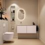 Mondiaz Toiletmeubel Ture Dlux | 120 cm | Meubelkleur Rosee | Eden wastafel Opalo Links | Zonder kraangat - Thumbnail 4