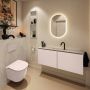 Mondiaz Toiletmeubel Ture Dlux | 120 cm | Meubelkleur Rosee | Eden wastafel Opalo Midden | 1 kraangat - Thumbnail 3