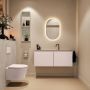 Mondiaz Toiletmeubel Ture Dlux | 120 cm | Meubelkleur Rosee | Eden wastafel Opalo Midden | 1 kraangat - Thumbnail 4