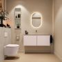 Mondiaz Toiletmeubel Ture Dlux | 120 cm | Meubelkleur Rosee | Eden wastafel Opalo Midden | Zonder kraangat - Thumbnail 4