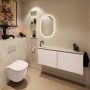 Mondiaz Toiletmeubel Ture Dlux | 120 cm | Meubelkleur Rosee | Eden wastafel Ostra Links | 1 kraangat - Thumbnail 3