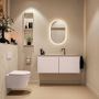 Mondiaz Toiletmeubel Ture Dlux | 120 cm | Meubelkleur Rosee | Eden wastafel Ostra Midden | 1 kraangat - Thumbnail 4