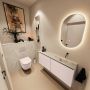 Mondiaz Toiletmeubel Ture Dlux | 120 cm | Meubelkleur Rosee | Eden wastafel Ostra Rechts | Zonder kraangat - Thumbnail 2