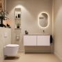Mondiaz Toiletmeubel Ture Dlux | 120 cm | Meubelkleur Rosee | Eden wastafel Ostra Rechts | Zonder kraangat - Thumbnail 4