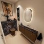 Mondiaz Toiletmeubel Ture Dlux | 120 cm | Meubelkleur Rust | Eden wastafel Lava Midden | 1 kraangat - Thumbnail 2