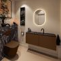 Mondiaz Toiletmeubel Ture Dlux | 120 cm | Meubelkleur Rust | Eden wastafel Lava Midden | 1 kraangat - Thumbnail 3