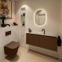 Mondiaz Toiletmeubel Ture Dlux | 120 cm | Meubelkleur Rust | Eden wastafel Opalo Midden | 1 kraangat - Thumbnail 3