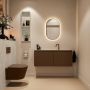 Mondiaz Toiletmeubel Ture Dlux | 120 cm | Meubelkleur Rust | Eden wastafel Opalo Midden | 1 kraangat - Thumbnail 4