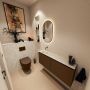 Mondiaz Toiletmeubel Ture Dlux | 120 cm | Meubelkleur Rust | Eden wastafel Ostra Links | Zonder kraangat - Thumbnail 2