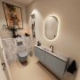 Mondiaz Toiletmeubel Ture Dlux | 120 cm | Meubelkleur Smoke | Eden wastafel Glace Midden | 1 kraangat - Thumbnail 2