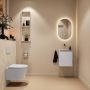 Mondiaz Toiletmeubel Ture Dlux | 40 cm | Meubelkleur Cale | Eden wastafel Ostra Midden | Zonder kraangat - Thumbnail 4