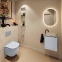 Mondiaz Toiletmeubel Ture Dlux | 40 cm | Meubelkleur Clay | Eden wastafel Ostra Rechts | 1 kraangat - Thumbnail 3