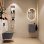 Mondiaz Toiletmeubel Ture Dlux | 40 cm | Meubelkleur Dark Grey | Eden wastafel Glace Links | Zonder kraangat - Thumbnail 4