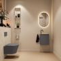 Mondiaz Toiletmeubel Ture Dlux | 40 cm | Meubelkleur Dark Grey | Eden wastafel Ostra Rechts | 1 kraangat - Thumbnail 4