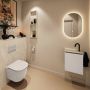 Mondiaz Toiletmeubel Ture Dlux | 40 cm | Meubelkleur Linen | Eden wastafel Ostra Links | 1 kraangat - Thumbnail 3
