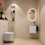 Mondiaz Toiletmeubel Ture Dlux | 40 cm | Meubelkleur Linen | Eden wastafel Ostra Links | 1 kraangat - Thumbnail 4