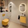 Mondiaz Toiletmeubel Ture Dlux | 40 cm | Meubelkleur Ocher | Eden wastafel Opalo Midden | Zonder kraangat - Thumbnail 3