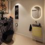 Mondiaz Toiletmeubel Ture Dlux | 40 cm | Meubelkleur Oro | Eden wastafel Lava Midden | Zonder kraangat - Thumbnail 3