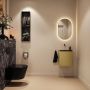 Mondiaz Toiletmeubel Ture Dlux | 40 cm | Meubelkleur Oro | Eden wastafel Lava Midden | Zonder kraangat - Thumbnail 4