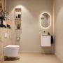 Mondiaz Toiletmeubel Ture Dlux | 40 cm | Meubelkleur Rosee | Eden wastafel Frappe Links | Zonder kraangat - Thumbnail 4