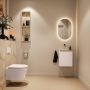 Mondiaz Toiletmeubel Ture Dlux | 40 cm | Meubelkleur Rosee | Eden wastafel Frappe Midden | Zonder kraangat - Thumbnail 4